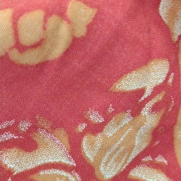 Tropical Inspired Orange Midi/Maxi Dress - Picture 10 of 11